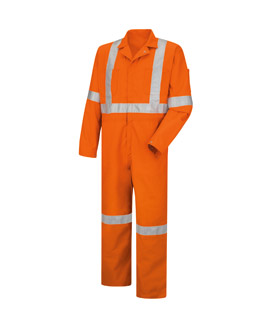 CSA Unlined Hi-Vis Safety Coverall Class 3 - Blend