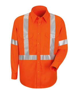 CSA High Visibility Industrial Shirt Class 2 - 100% Cotton